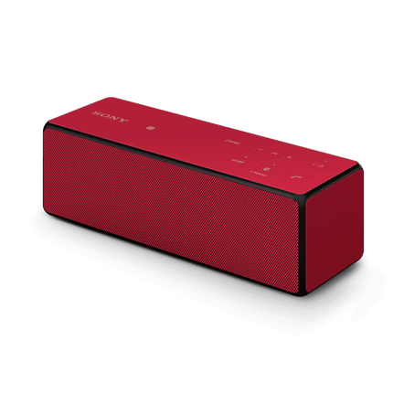 Portable Wireless Bass Speaker with Bluetooth (Red), , hi-res