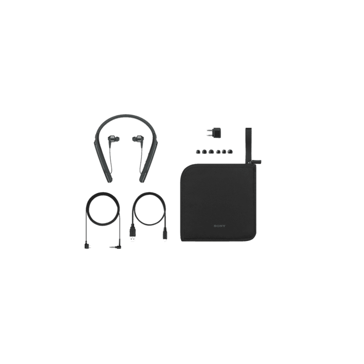 1000X Wireless Neckband Noise Cancelling Headphones (Black), , product-image
