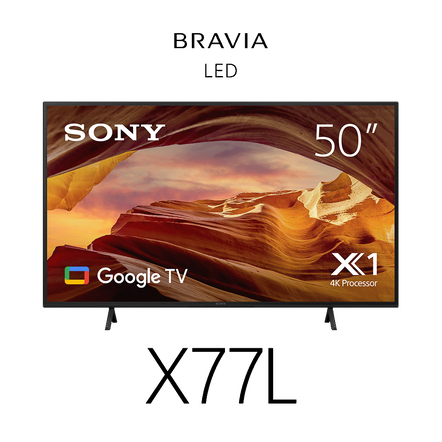 50" X77L | 4K Ultra HD | High Dynamic Range (HDR) | Smart TV (Google TV), , hi-res
