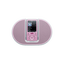 4GB E Series Video MP3/MP4 Walkman (Pink) + Speaker