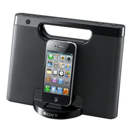 iPod and iPhone Portable Dock (Black), , hi-res