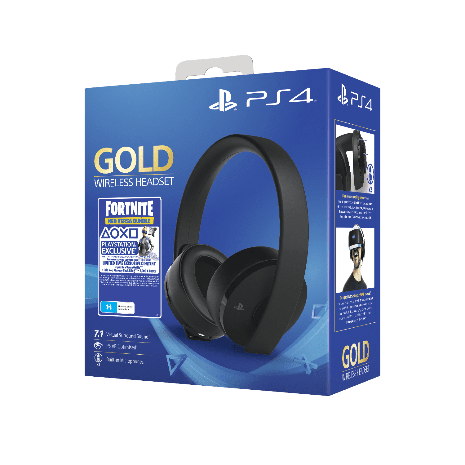 gold wireless headset ps4 price