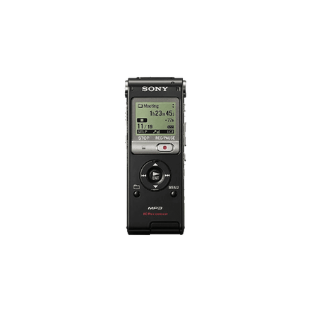 2GB UX Series MP3 Digital Voice IC Recorder (Black), , hi-res