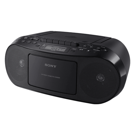 CD Radio Cassette Player (Black), , hi-res