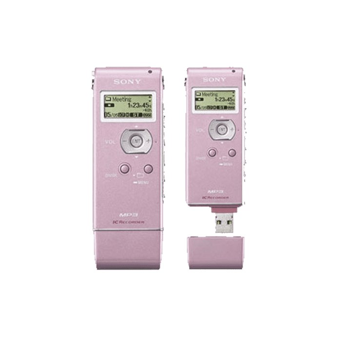 2GB MP3 Digital Voice IC Recorder (Pink), , product-image