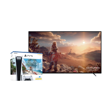 55” A80K OLED TV with PlayStation 5 Horizon Forbidden West Console Bundle, , hi-res