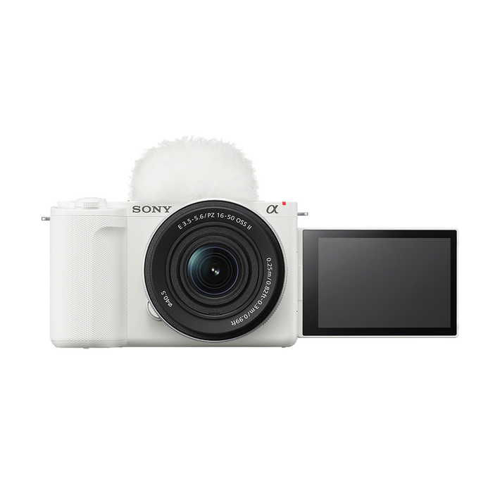 ZV-E10 II | APS-C Interchangeable-Lens Vlog Camera with 16-50mm Lens Kit (White),  ZV-E10 II | APS-C Interchangeable-Lens Vlog Camera with 16-50mm Lens Kit (White), , product-image