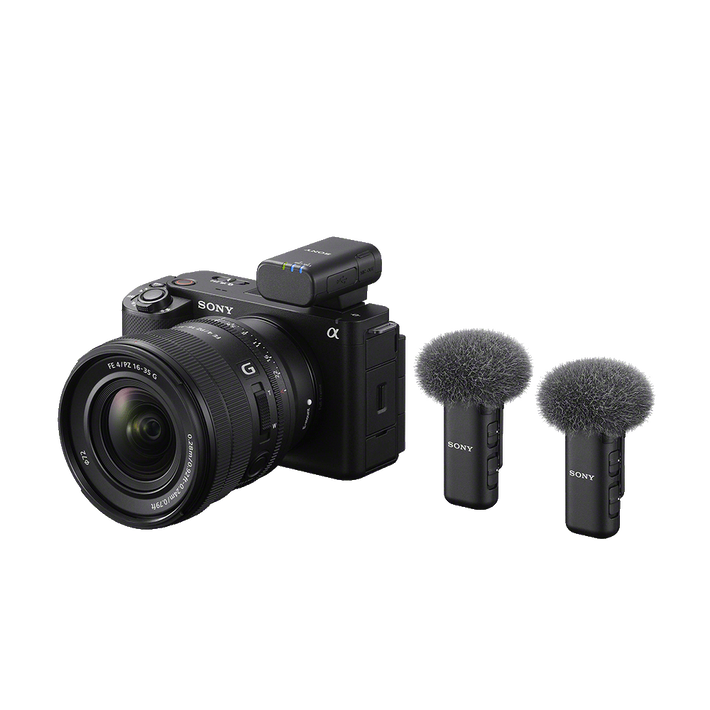 ECM-W3 Wireless Microphone with Charging Case - 2 Mics, , product-image