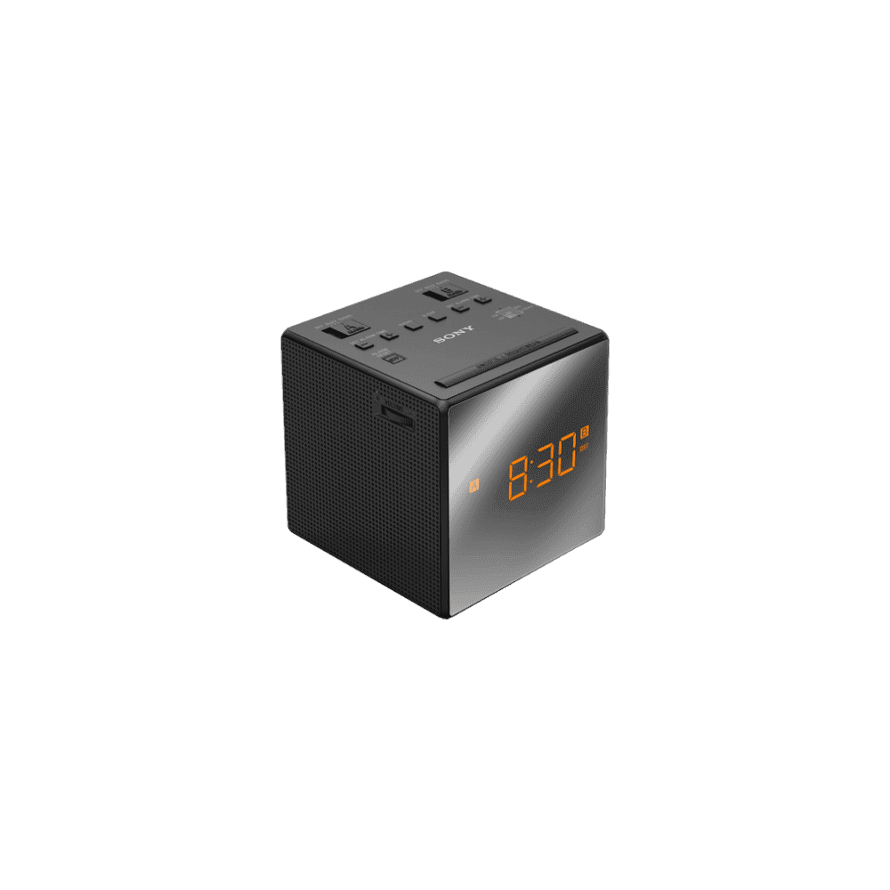 Black Clock Radio ICF-C1T NEW AM/FM Dual-Alarm Clock Radio Sony ICFC1T 