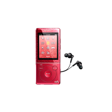 4GB Video MP3/MP4 Walkman (Red), , hi-res