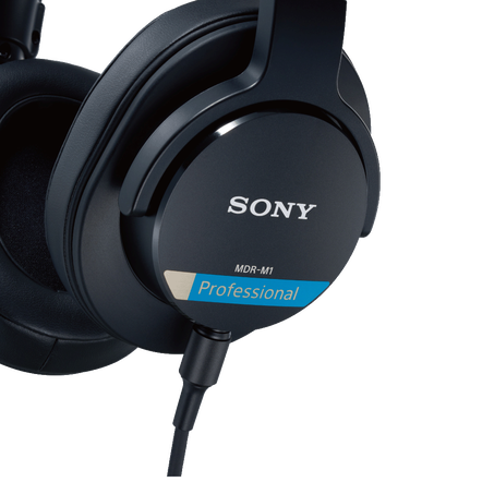 MDR-M1 Closed Back Studio Monitor Headphones, , hi-res