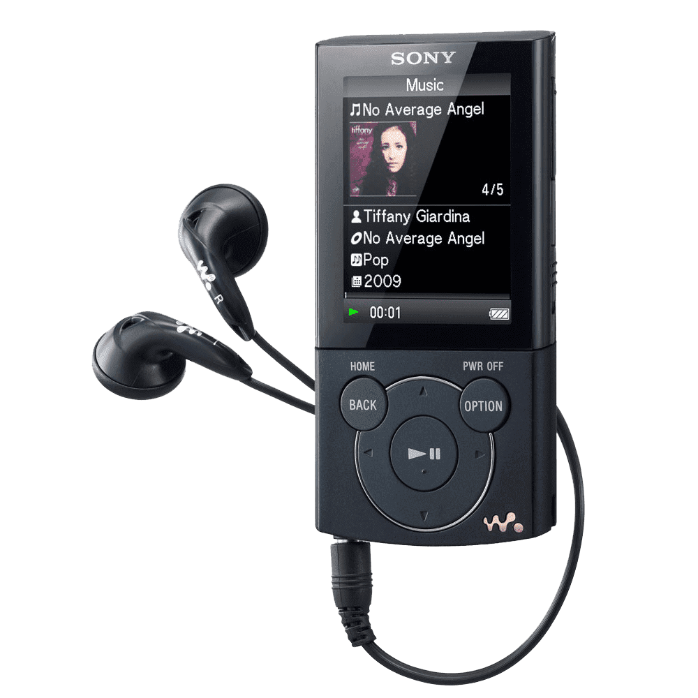 black sony mp3 player