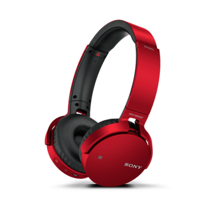 XB650BT EXTRA BASS Bluetooth Headphones (Red), , product-image