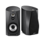 High-Resolution Audio Stereo Bookshelf Speakers (Black)