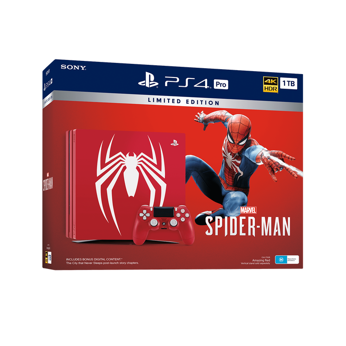 PlayStation 4 Pro 1TB Marvel's Spider-Man Limited Edition Console with