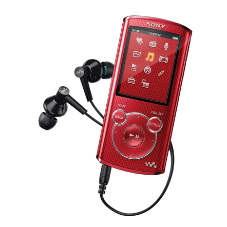 4GB E Series Video MP3/MP4 Walkman (Red), , hi-res