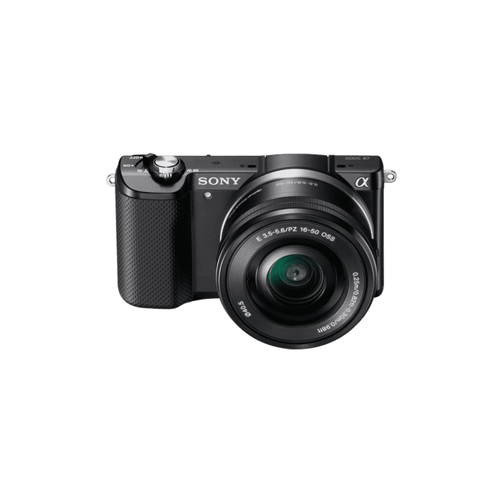 a5000 E-mount Camera with APS-C Sensor and 16-50 mm Zoom Lens, , product-image