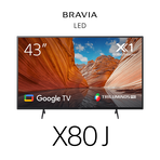 43" X80J | 4K Ultra HD | High Dynamic Range (HDR) | Smart TV (Google TV), , hi-res