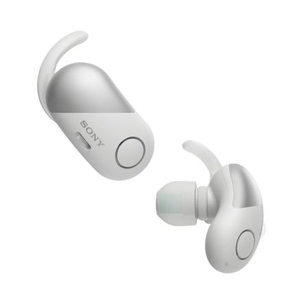 Wireless Noise Cancelling Headphones for Sports (White), , hi-res