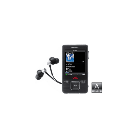 A Series Video MP3 8GB Walkman (Black), , hi-res