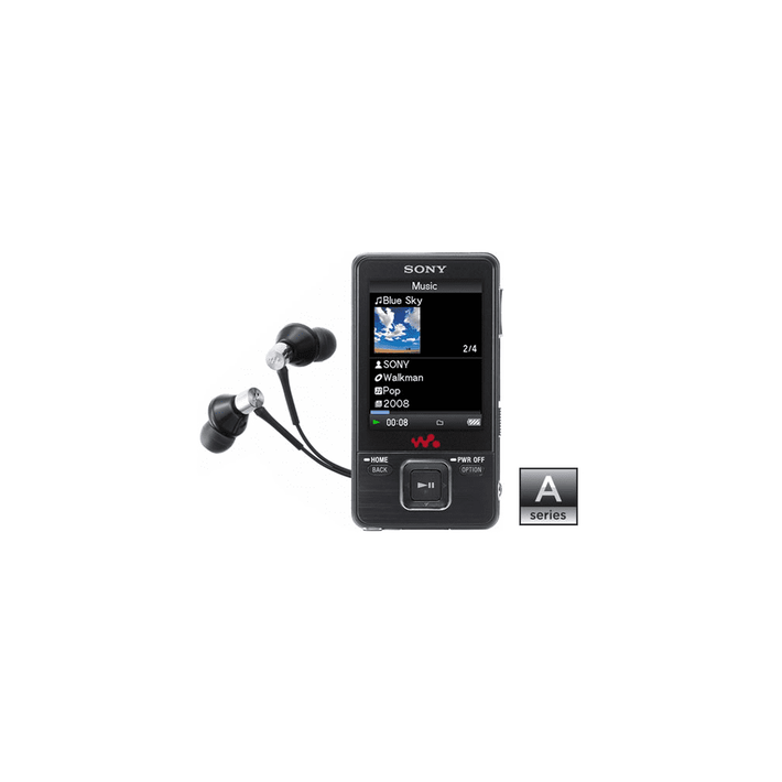 A Series Video MP3 8GB Walkman (Black), , product-image