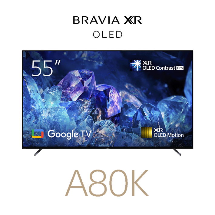 55" A80K | BRAVIA XR | OLED | 4K Ultra HD | High Dynamic Range (HDR) | Smart TV (Google TV), , product-image