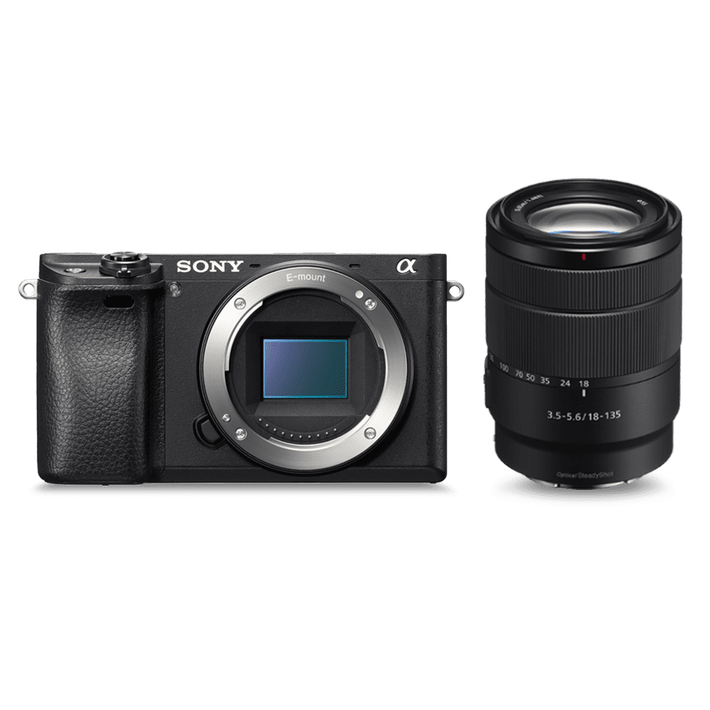 Alpha 6300 E-mount camera with 18-135mm Zoom Lens, , product-image