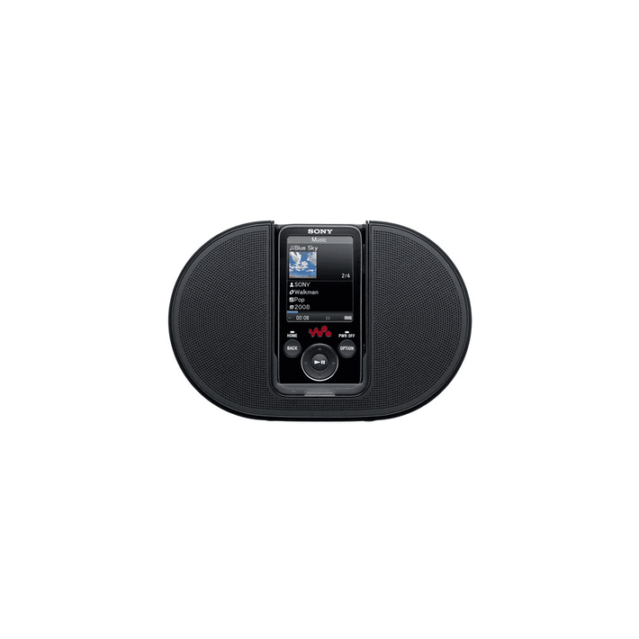 4GB E Series Video MP3/MP4 WALKMAN (Black) + Speaker, , product-image