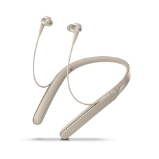 1000X Wireless Neckband Noise Cancelling Headphones (Gold) 