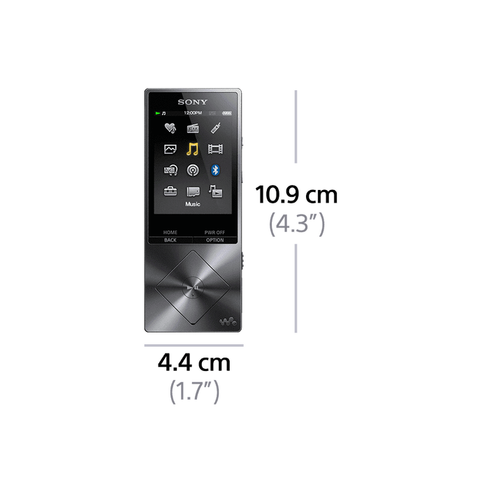 A Series High-Resolution Audio 16GB Walkman (Black), , product-image