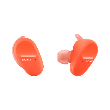 WF-SP800N Truly Wireless Noise Cancelling Headphones for Sports (Orange), , hi-res