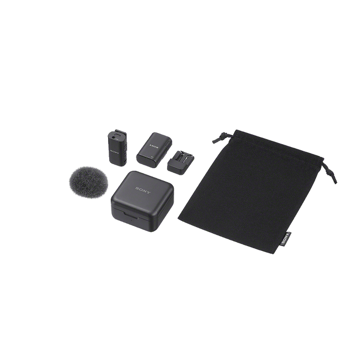 ECM-W3S Wireless Microphone with Charging Case - 1 Mic, , product-image