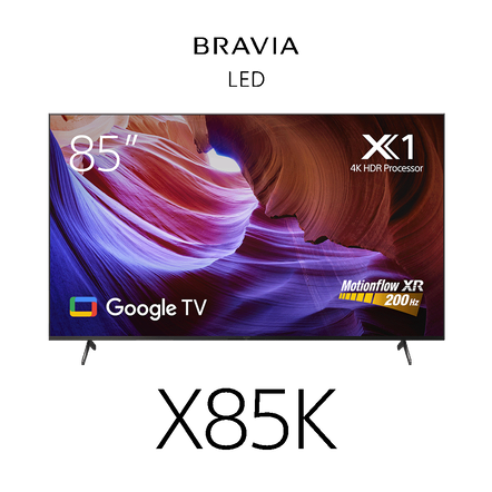 85" X85K | 4K Ultra HD | High Dynamic Range (HDR) | Smart TV (Google TV), , hi-res