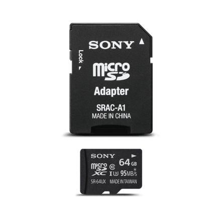 Micro SD Memory Card and Adapter, , hi-res