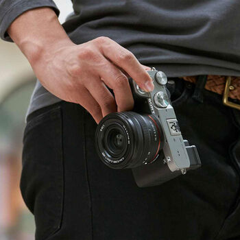 Alpha 7C - Compact Digital E-Mount Camera with 35mm Full Frame Image Sensor (Black - Body only), , lifestyle-image