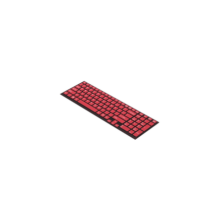 Keyboard Skin (Dark Red), , hi-res