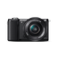 a5000 E-mount Camera with APS-C Sensor and 16-50 mm Zoom Lens