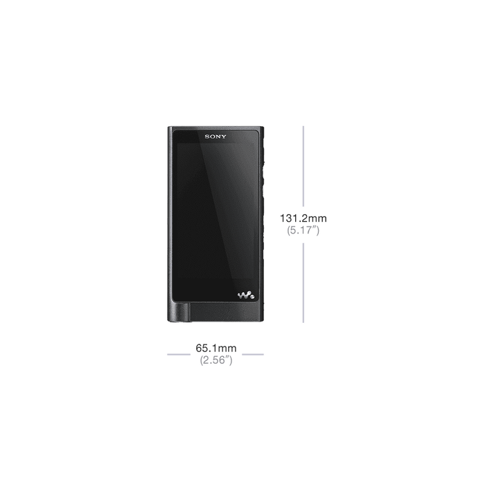 X Series High-Resolution Audio Player 128GB Walkman (Black), , product-image