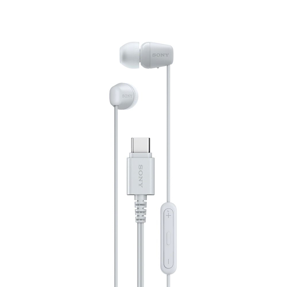 Sony USB-C® Wired In-ear Headphones - White IEREX15CW