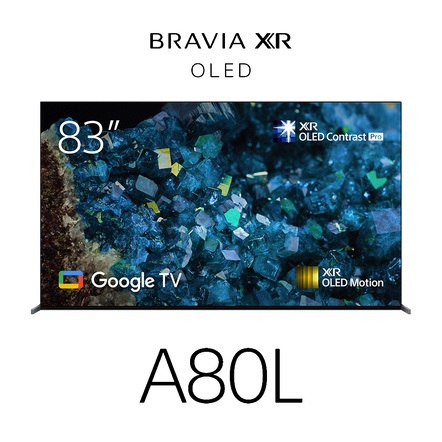 83" A80L | BRAVIA XR | OLED | 4K Ultra HD | High Dynamic Range (HDR) | Smart TV (Google TV), , hi-res