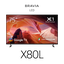 75" X80L / 4K Ultra HD / High Dynamic Range (HDR) / Smart TV (Google TV)