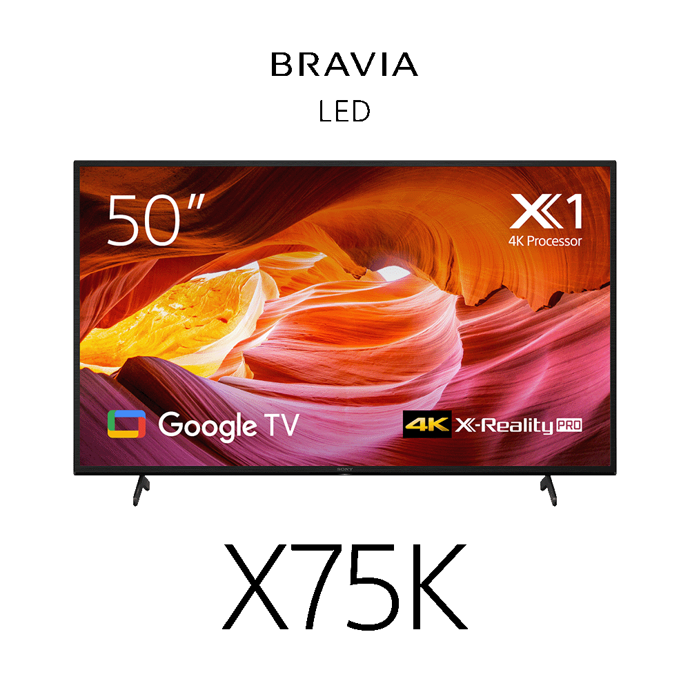 50" X75K | 4K Ultra HD | High Dynamic Range (HDR) | Smart TV (Google TV), , product-image