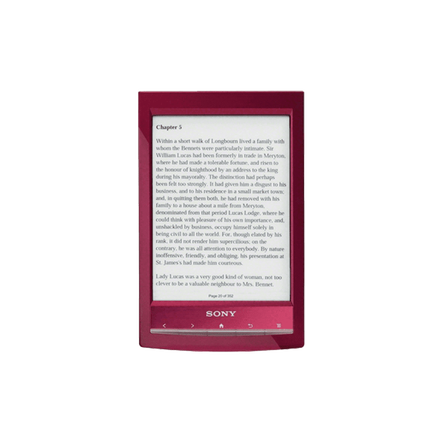 Reader Wi-Fi Touch with 6.0 Paper-Like Touch Screen and Expandable Memory (Red), , hi-res