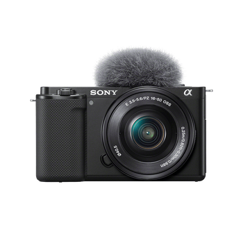 ZV-E10 | Interchangeable Lens Vlog Camera with 16-50mm Lens Kit (Black), , product-image