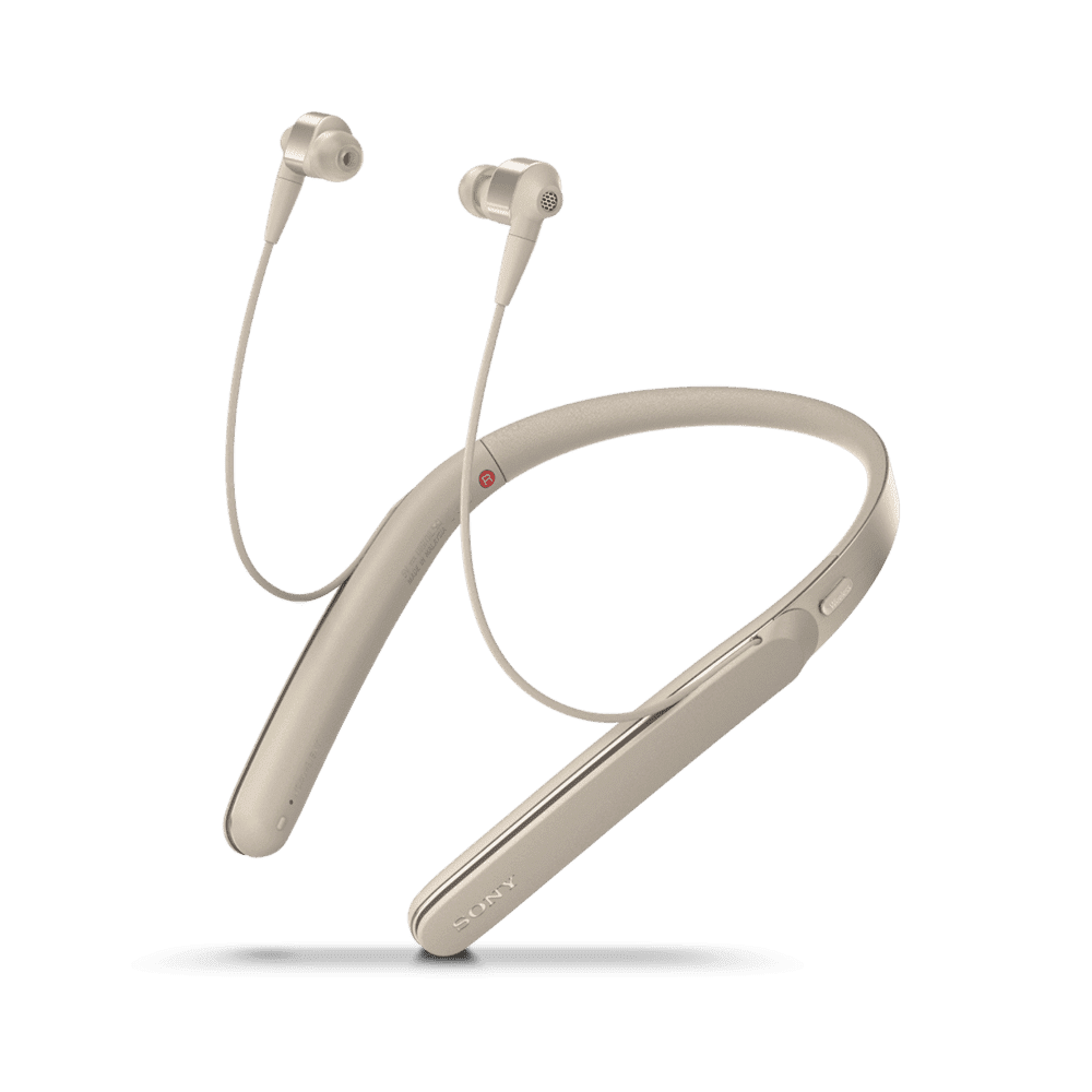 1000X Wireless Neckband Noise Cancelling Headphones (Gold) , , product-image