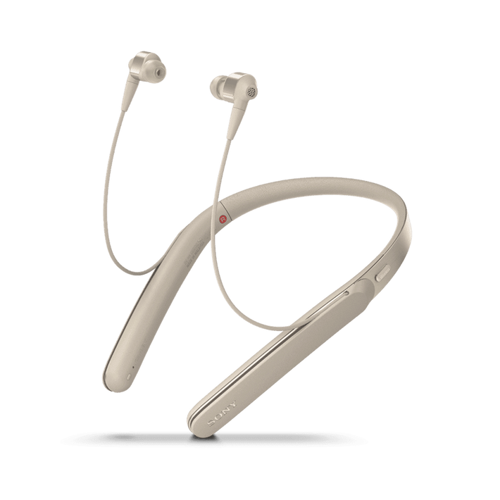 1000X Wireless Neckband Noise Cancelling Headphones (Gold) , , product-image