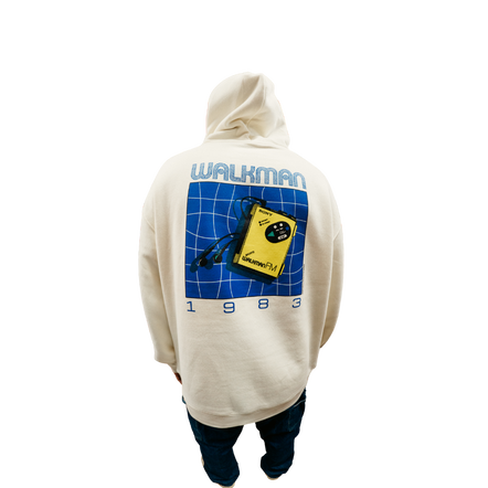 WM-F5 WALKMAN HOODIE ECRU (LARGE), , hi-res