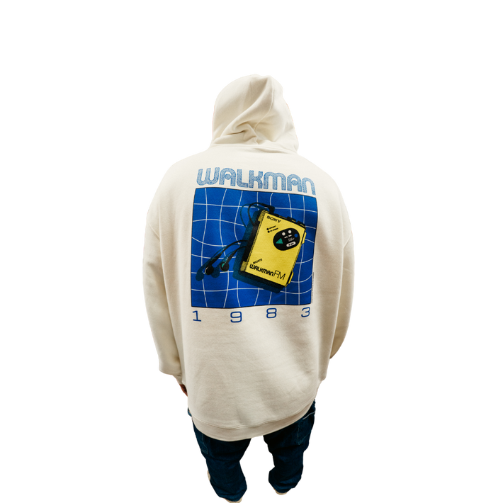 WM-F5 WALKMAN HOODIE ECRU (LARGE), , product-image