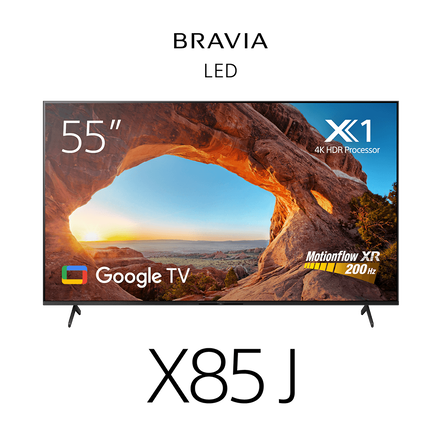 55" X85J / 4K Ultra HD / High Dynamic Range (HDR) / Smart TV (Google TV), , hi-res