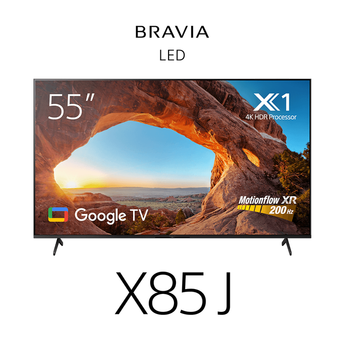 55" X85J / 4K Ultra HD / High Dynamic Range (HDR) / Smart TV (Google TV), , product-image